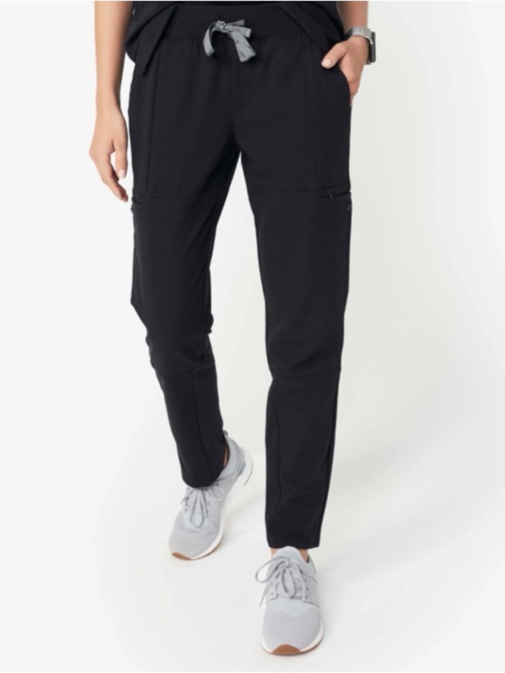 Loreto - Utility Scrub Pant in Black